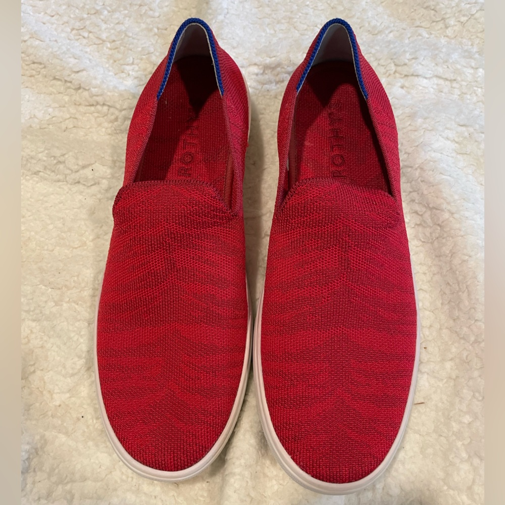 Rothy’s Red Tiger Sneakers